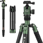 Fotopro 68" Camera Tripod for DSLR, Heavy Duty Compact Travel Tripod by Fotopro