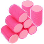 Beaupretty 8PCS Hair Sponge Roller Spiral Hair Curlers, Self-Adhesive Foam Curlers for HairStyling, No Heat Sleep-In Roller for Women