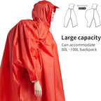 longsinger Hooded Rain Poncho for Adult - Image 2