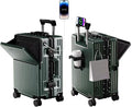 Zipperless Luggage, Polycarbonate Aluminum Hard Shell, Expandable Carry-On by cycyCarry