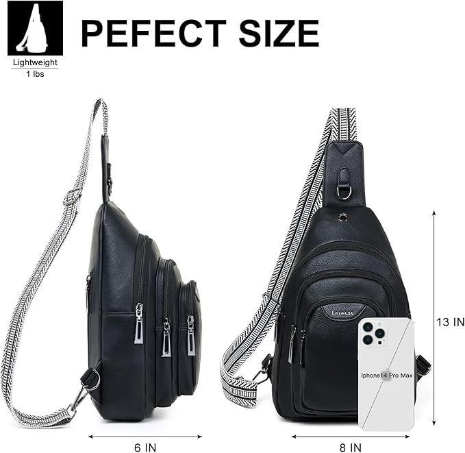 10L Crossbody Sling Bag for Women Men Anti Theft Cross Body Fanny Pack Belt Bag - Image 3