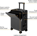 Hard Shell Luggage 20 Inch Travel Luggage, ABS Aluminum Frame, Lightweight - Image 2