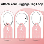 4 PCS Personalized Metal Luggage Tag – Personalized Engraved Suitcase Tag - Image 3