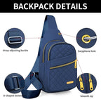 Small Sling Bag For Women Men Casual Crossbody Sling Backpack - Image 5
