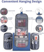 Narwey Hanging Toiletry Bag for Women Travel Makeup Bag Organizer Toiletries - Image 2