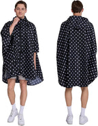 Cloak raincoat Unisex poncho Adult hooded men and women - Image 2