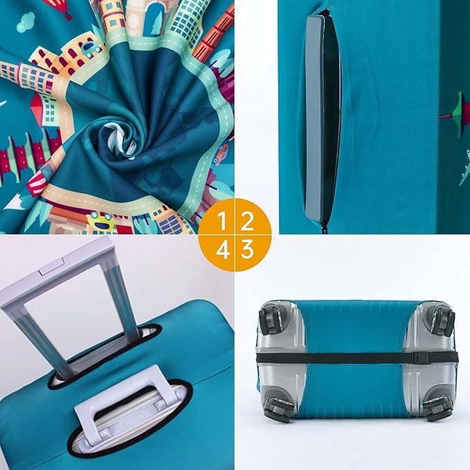 Travelkin Luggage Covers With Tag - Image 8