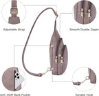 Telena Small Sling Bag for Women Leather Crossbody Fanny Packs Chest Bag for - Image 4
