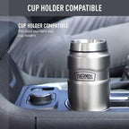 THERMOS Stainless King Vacuum-Insulated Travel Tumbler, 16 Ounce, Army Green - Image 3