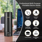 Sekaer Travel Electric Tea Kettle Portable Small Mini Coffee Kettle, - Image 2