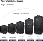 Expandable Foldable Luggage, Rolling Duffle Bag - Image 2