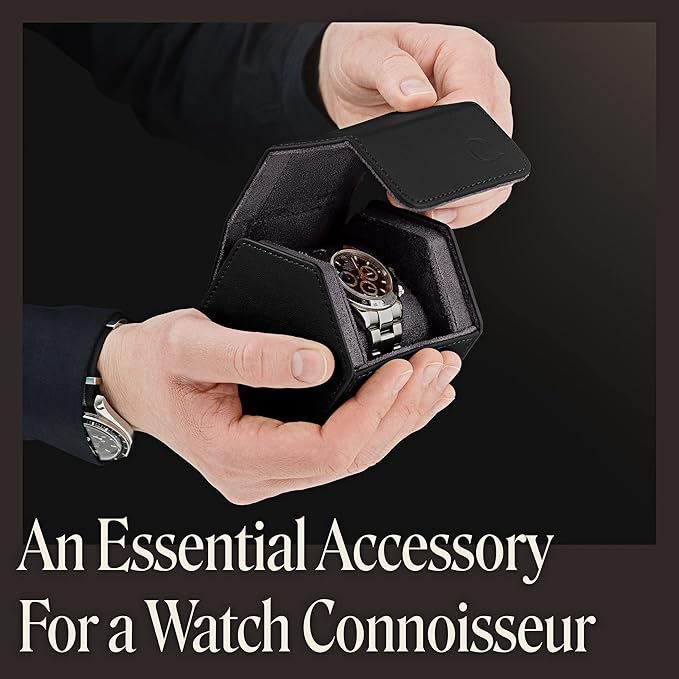 Single Leather Watch Case for Men - Image 2
