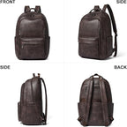 30L Business Laptop Backpack for Women Men, Travel Work Backpack Purse Faux - Image 6