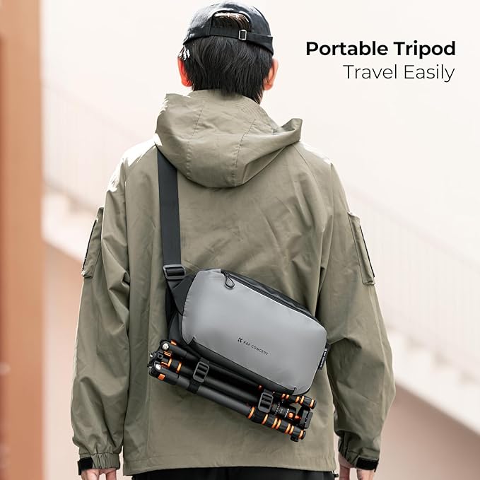 K&F Concept 2 in 1 Sling Bag Everyday Shoulder Bag & Multifunction Photography - Image 5