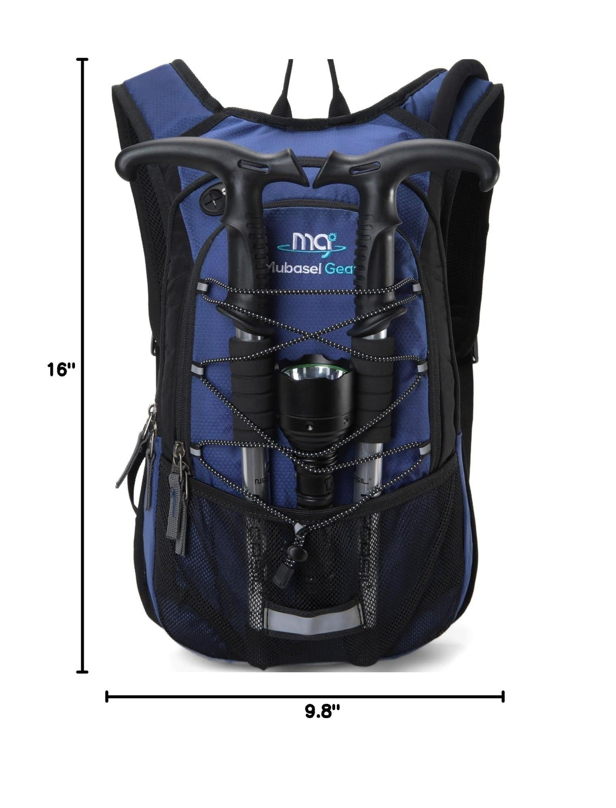 15L Insulated Hydration Backpack Pack with 2L Water Bladder Lightweight Hiking Backpack Bag for Women Men Daypack for Hiking Running Festival Camping Biking