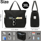 Beach Pool Bags Tote for Women Ladies Large Gym Tote Carry On Bag - Image 5