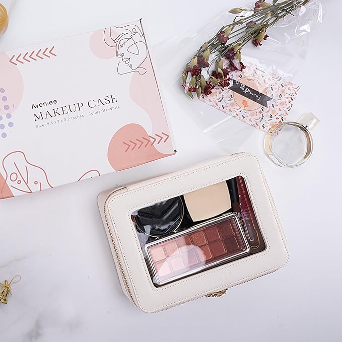 Aveniee Clear Makeup Bag Organizer Set, Portable Travel Toiletry Case - Image 7
