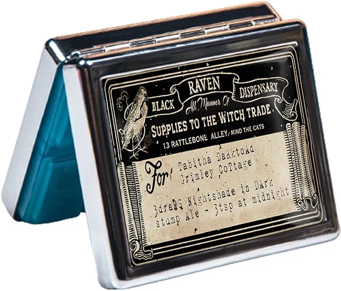 Silver Vintage Pill Box 7 Day Metal Pill Box - Image 4