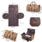 seyfocnia Convertible Travel Garment Bag, Carry on Garment Duffel Bag - Image 3