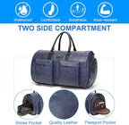 Leather Garment Bag for Travel, Modoker Carry On Suit Carrier Travel Bag - Image 5