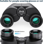 20x25 Compact Binoculars for Adults and Kids, High Power Adults Binoculars - Image 6
