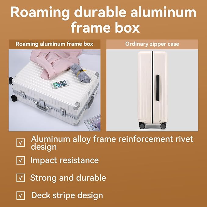 ROAMING Zipperless Luggage Airline Approved - Image 5