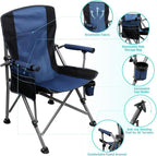 Camping Chair for Adults Heavy Duty Outdoor Patio Lawn Chairs Portable Support - Image 5