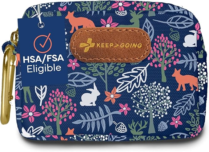KeepGoing Small Travel First Aid Kit Kids – 60 Pc. Mini First Aid Kit by KEEP%3EGOING
