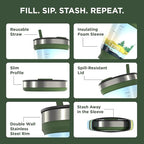 HYDAWAY 16oz Collapsible Tumbler - Image 4