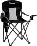 Mesh Folding Camping Chairs for Adults, Oversized Portable Outdoor Chairs by VOYSIGN