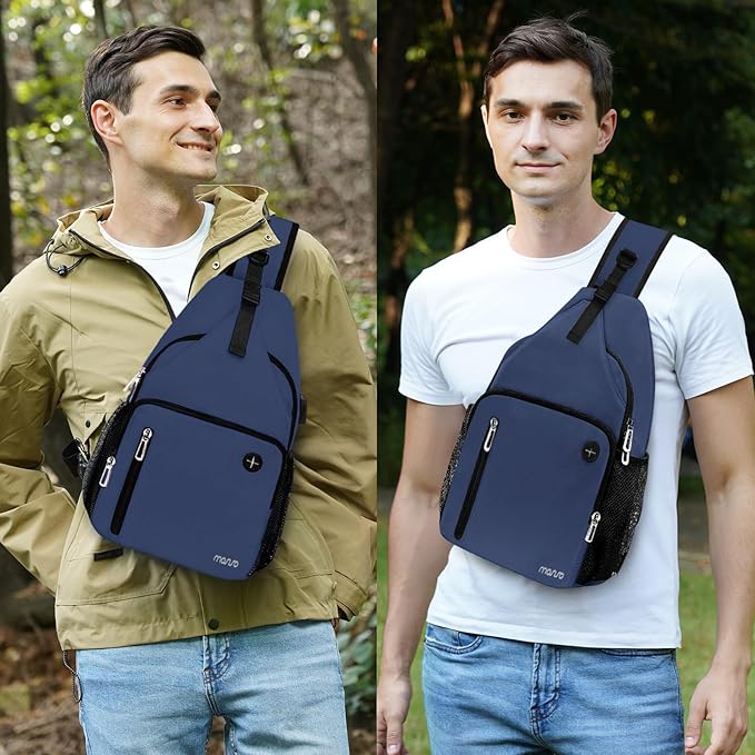 MOSISO Sling Backpack Bag, Crossbody Shoulder Bag Travel Hiking Daypack Chest - Image 6