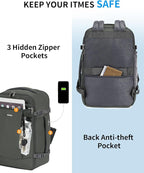 ECOHUB Travel Backpack for Men Women, Carry on Backpack - Image 5