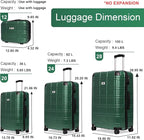 Luggage Sets 4 Piece, ABS PC Lightweight Suitcases - Image 6