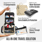 VENTURE 4TH Hanging Travel Toiletry Bag - Image 5