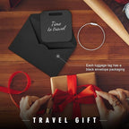 Personalized Engraved Gold Metal Luggage Tags - Image 7