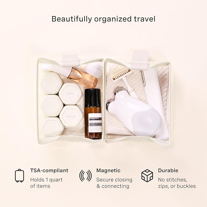 Cadence Parcel - Clear Dopp Kit - Durable and Leak-Resistant Travel Toiletry - Image 3