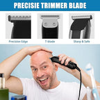 02144 Replacement Detachable T Blade Compatible with Wahl Trimmers 9864/9864SS/9686/9818A/9854L/9876L/9854 /WSS3L/SS2L etc - Japanese Stainless Steel 40mm Replacement Trimmer Blade #02144