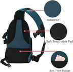 MOSISO Camera Sling Bag, DSLR/SLR/Mirrorless Camera Backpack Case Shockproof - Image 4