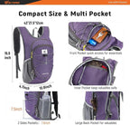 SKYSPER 15L/20L Foldable Hiking Backpack Lightweight Packable Travel Daypack - Image 2