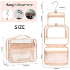 CUBETASTIC Clear Toiletry Bag for Women, Small Travel Bag - Image 5