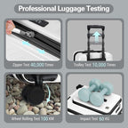 20 Inch Luggage with Spinner Wheels, Expandable Front Opening Suitcase 100% PC - Image 6