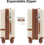 Luggage Sets 4 Piece with TSA Lock Hardside PC+ABS Carry On expandable Suitcase - Image 6