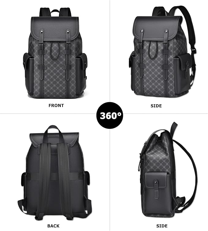 KingTo Laptop Backpack for Men Luxury Anti-Theft Travel Backpack Casual - Image 3