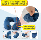 Inflatable Neck Pillow Airplane, Comfortable Inflatable Travel Neck Pillows - Image 2