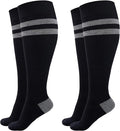 Momcozy Compression Socks for Women Wide Calf, 15-20mmHg Knee High Support by Momcozy