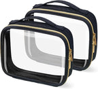 Travel Toiletry Bag, 2 Pack Clear Makeup Bags by FAYORORY