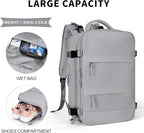 Coowoz Large Travel Backpack For Women Men, Flight Approved, Waterproof Outdoor - Image 4