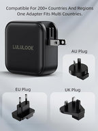 LULULOOK 100W USB C Charger, 4-Port GaN Fast Charging Block, PD Type-C Wall - Image 6