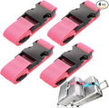 4Pack Luggage Straps for Suitcases, Travel Connector for Carry On Bag, Add Bag by Ajmyonsp