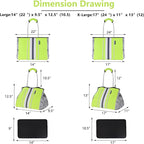QOGiR Neoprene Multipurpose Beach Bag Tote - Image 2